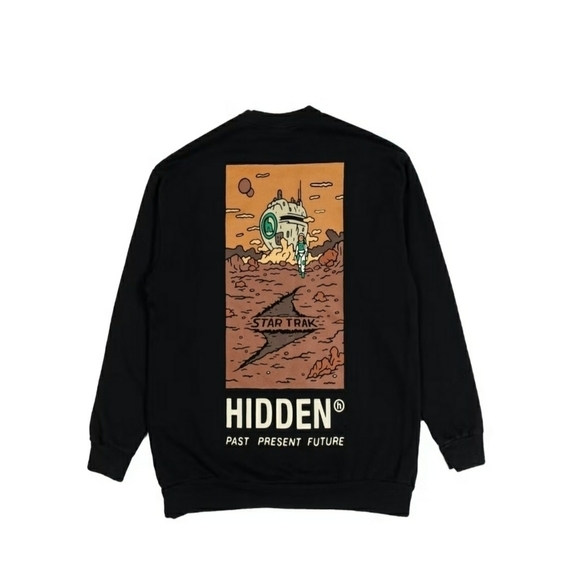 Hidden New York x Star Trak Landing Sweatshirt Size Large - Picture 1 of 12